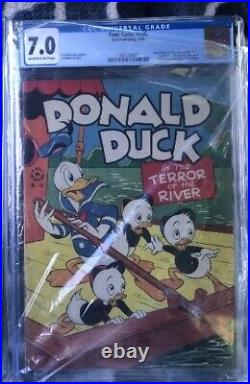 FOUR COLOR #108 Donald Duck 7.0, OWithW Barks Golden Age Walt Disney World