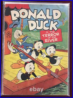 FOUR COLOR 108 Professionally Graded GD- 1.8 DONALD DUCK DELL 1946