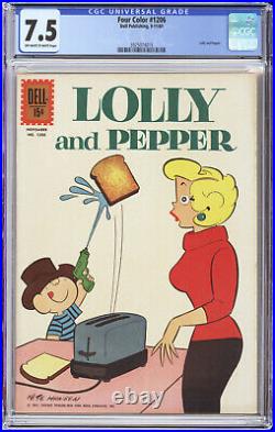 FOUR COLOR #1206 CGC 7.5 LOLLY And PEPPER Beautiful FIle Copy 1961