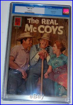 FOUR COLOR #1265 CGC 9.2 OW REAL McCOYS WALTER BRENNEN PHOTO COVER DELL 1962