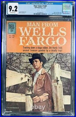 FOUR COLOR #1287 CGC 9.2 WELLS FARGO 1962 Based On NBC's Tales Of Wells Fargo