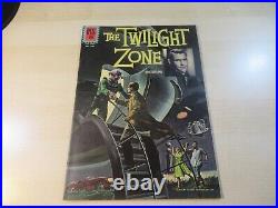 FOUR COLOR #1288 DELL 2ND TWILIGHT ZONE 60's TV SHOW HITLER STORY HIGHER GRADE