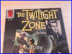 FOUR COLOR #1288 DELL 2ND TWILIGHT ZONE 60's TV SHOW HITLER STORY HIGHER GRADE