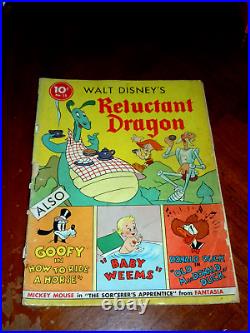 FOUR COLOR #13 (1st SERIES) (DELL 1941) GOOD (2.0) cond THE RELUCTANT DRAGON