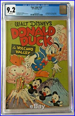 FOUR COLOR #147, CGC GRADED 9.2! , WHITE pages, CARL BARKS