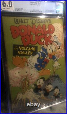 FOUR COLOR 147 DONALD DUCK IN VOLCANO VALLEY CGC 6.0 Walt Disney Golden Age Book