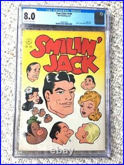 FOUR COLOR #149 Dell May 1947 CGC 8.0 off-white to WHITE pages Smilin' Jack