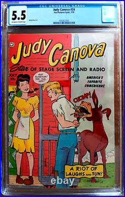 FOUR COLOR #156 CGC 5.5 OW 1947 nice DELL golden age early PORKY PIG 10 center