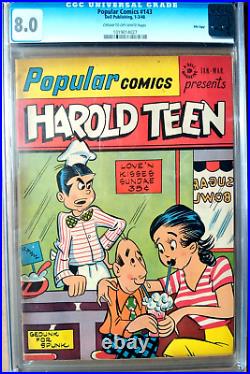 FOUR COLOR #156 CGC 5.5 OW 1947 nice DELL golden age early PORKY PIG 10 center