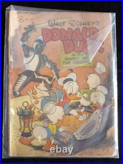 FOUR COLOR #159 1947 Donald Duck in the Ghost of the Grotto Fair