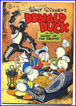FOUR COLOR #159 VG, Donald Duck Ghost of the Grotto Carl Barks, Dell Comics 1947