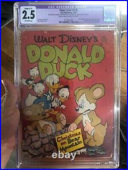 FOUR COLOR #178 (Uncle Scrooge 1st appearance) 2.5 CGC Dell 1947 Donald Duck