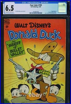 FOUR COLOR #199 Donald Duck 6.5, OW-W Sheriff of Bullet Valley by Barks