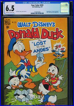FOUR COLOR #223 Donald Duck 6.5, OW-W Lost in the Andes by Carl Barks