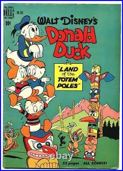 FOUR COLOR #263 VG/F, Donald Duck Land Totem Poles Carl Barks, Dell Comics 1949