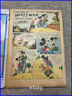 FOUR COLOR #27 (1943) MICKEY MOUSE AND THE 7-COLORED TERROR Complete