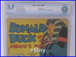 FOUR COLOR # 29 US DELL 9/1943 Donald Duck Mummy's Ring Barks CBCS 2.5 G+