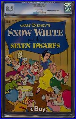 FOUR COLOR #382 (1952 Dell) CGC 8.5 VF+ Walt Disney Snow White