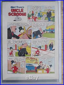FOUR COLOR # 386 US DELL 1952 Uncle Scrooge # 1 by Carl Barks CGC 7.5 VFN