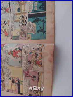 FOUR COLOR #386 Walt Disney's UNCLE SCROOGE #1 GD 2.0 CR/OW Pages DELL 1952