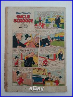 FOUR COLOR #386 Walt Disney's UNCLE SCROOGE #1 GD 2.0 CR/OW Pages DELL 1952