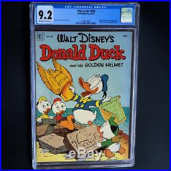 FOUR COLOR #408 (Dell 1952) CGC 9.2 OW-W Donald Duck and the Golden Helmet