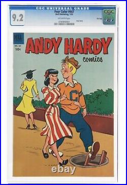 FOUR COLOR #447 ANDY HARDY DELL comics 1953 File Copy -Romance Internet meme