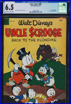 FOUR COLOR #456 Uncle Scrooge (#2) 6.5, OW-W Back to the Klondike by Barks