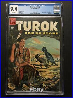 FOUR COLOR #596 (1954) 1st TUROK CGC NM 9.4 ONE OF THREE HIGHEST GRADED COPIES
