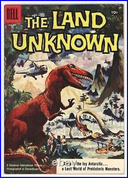 FOUR COLOR #845 LAND of the UNKNOWN T-REX painted cover Scarce issue