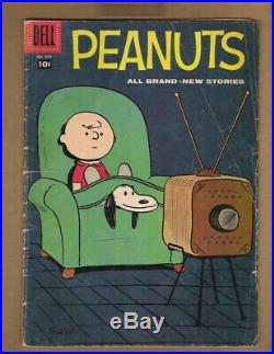 FOUR COLOR #878 (VG- 3.5) PEANUTS #1 First Issue 1958 Series! Dell HTF n3831