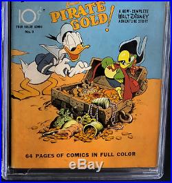 FOUR COLOR #9 (Dell 1942) CGC 6.5 1st Carl Barks Donald Duck! Pirate Gold