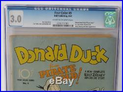 FOUR COLOR # 9 US DELL 1942 Donald Duck Finds Pirate Gold Carl Barks CGC G-VG
