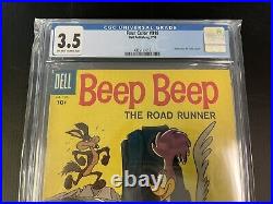 FOUR COLOR #918 CGC 3.5 1st Beep Beep The ROAD RUNNER WILE E. COYOTE PROSHIPPER