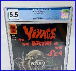 FOUR COLOR Voyage to The Bottom of The Sea #1230 Dell 1961 CGC 5.5