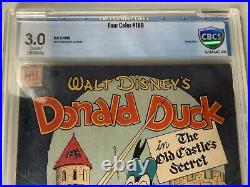 FOUR COLOR WALT DISNEY DONALD DUCK 1948. #189 CBCS 3.0. Certified and slabbed