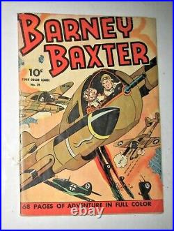 Four 4 Color Comics #20 Barney Baxter Golden age Comic Strip WWII cover