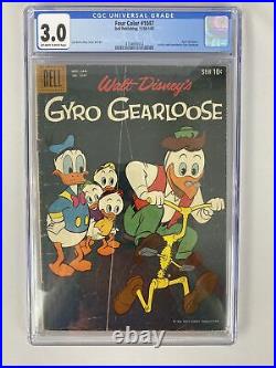 Four Color #1047 CGC 3.0 1st Comic Devoted To Gyro Gearloose! Dell 1959