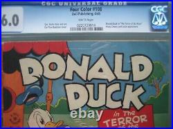Four Color #108 CGC 6.0 WP 1946 Donald Duck in Terror of the River by Carl Barks