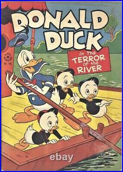 Four Color #108 Solid Midgrade 1946 Donald Duck Terror of the River Carl Barks