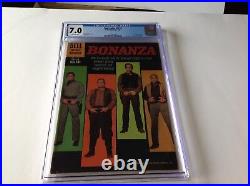 Four Color 1110 Cgc 7.0 Bonanza 1st Issue Nbc Tv Hoss Little Joe Dell Comics