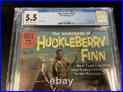 Four Color #1114 1960 Adventures Of Huckleberry Finn Cgc Graded 5.5 Proshipper