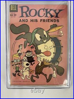 Four Color #1128 CGC 4.5! 1st Rocky & Bullwinkle! Dell 1960 HTF
