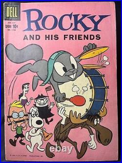 Four Color #1128 Rocky And Bullwinkle 1960 1st App. Rocky In Comic Book