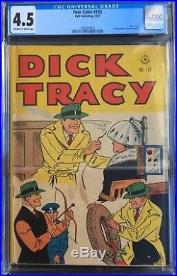 Four Color #113 Dick Tracy 1947 Electrocution Cover CGC 4.5