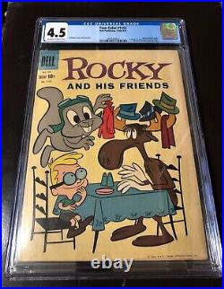 Four Color #1152 CGC 4.5. Rocky & His Friends #2. Bullwinkle & Peabody. Dell