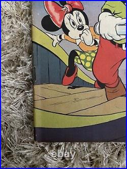 Four Color # 116 1946 Mickey Mouse and the House Of Many Mysteries Dell