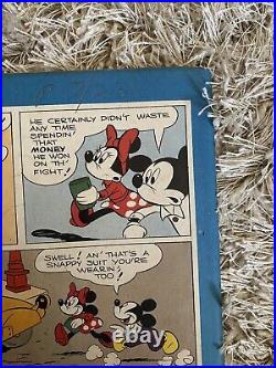 Four Color # 116 1946 Mickey Mouse and the House Of Many Mysteries Dell