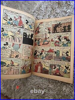 Four Color # 116 1946 Mickey Mouse and the House Of Many Mysteries Dell