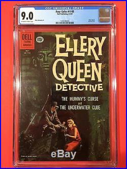 Four Color #1165 (Mar-May 1961, Dell) CGC 9.0 ELLERY QUEEN DETECTIVE PAINTED-C